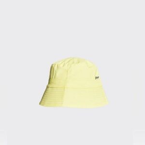 RAINS Waterproof Bucket Hat In Straw NEW WITH TAGS